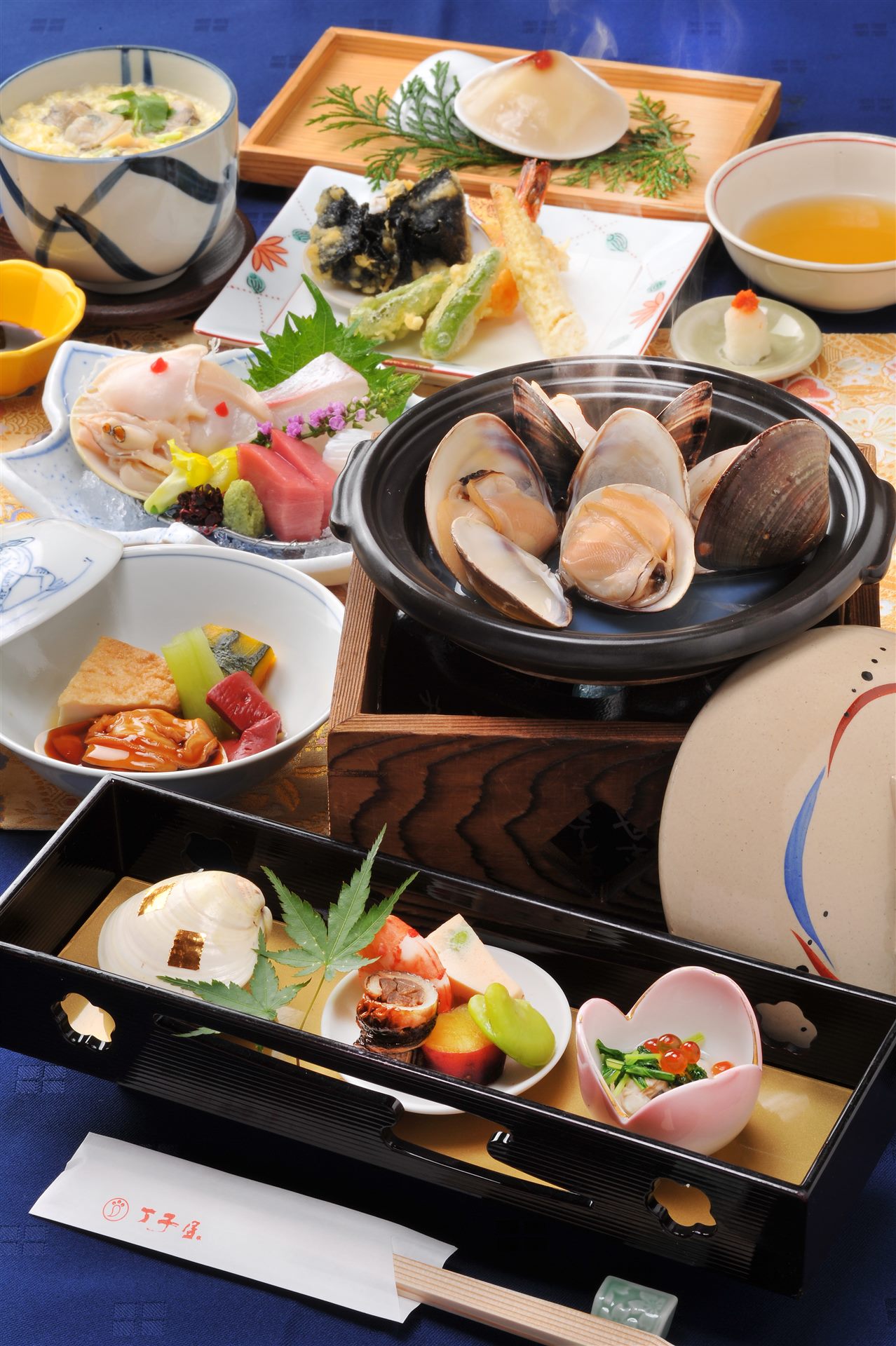 蛤づくしの料理全景
